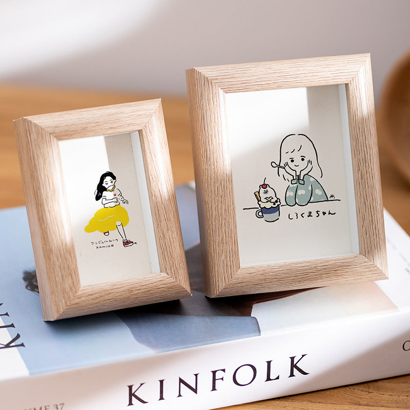 Artistic Character Illustration Display Frame