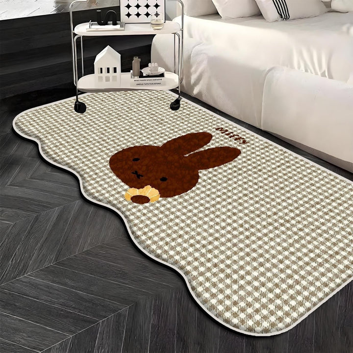 Cartoon-Themed Plush Area Rug