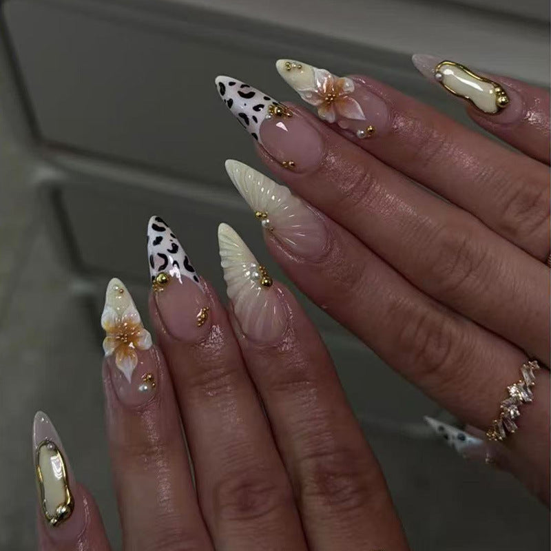 Ornate Stiletto Nail Art Extensions Stornfield