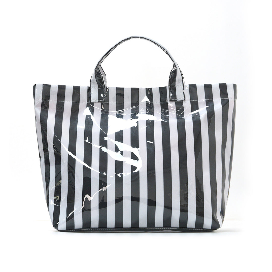 Beach bag with colorful check pattern and water-repellent coating Stornfield