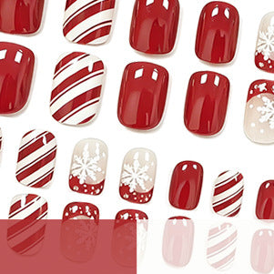 Festive Holiday Themed Nail Art Set Stornfield