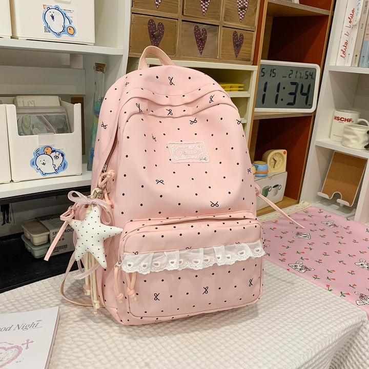 Adorable Polka Dot Backpack Stornfield