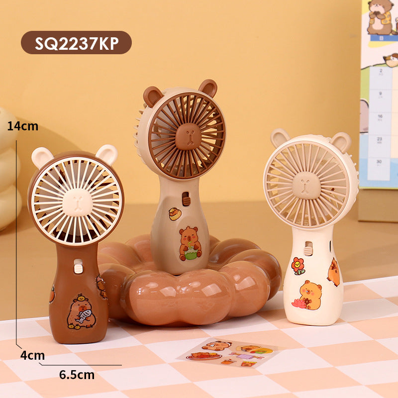 Unisex Cute Animal-Shaped Handheld Fan Stornfield