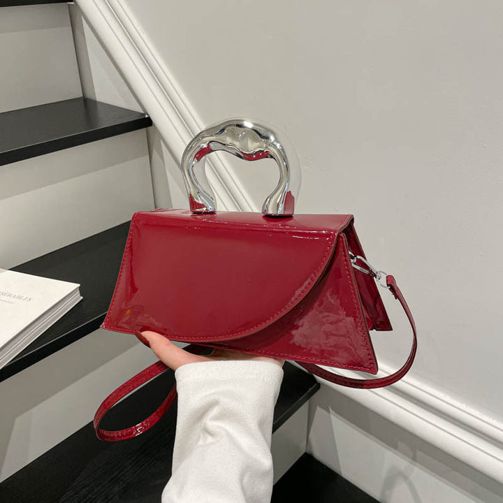 WoChic Patent Leather Handheld Purse Stornfield