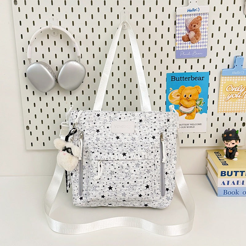 Lightweight Star-Patterned Backpack Stornfield