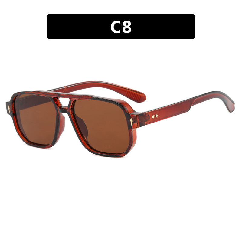 Women's trendy square sunglasses with luxurious details Stornfield