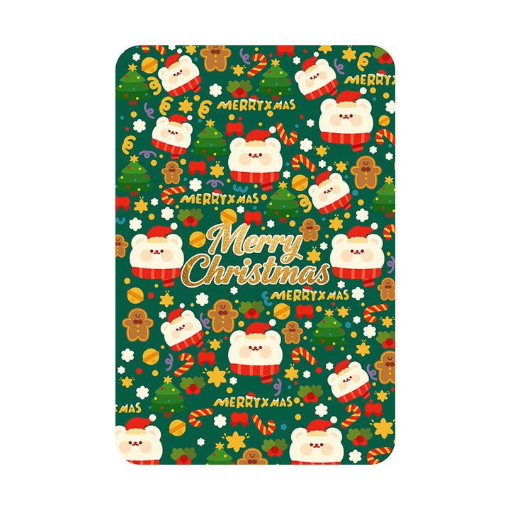 Festive Holiday-Themed Fleece Throw Blanket