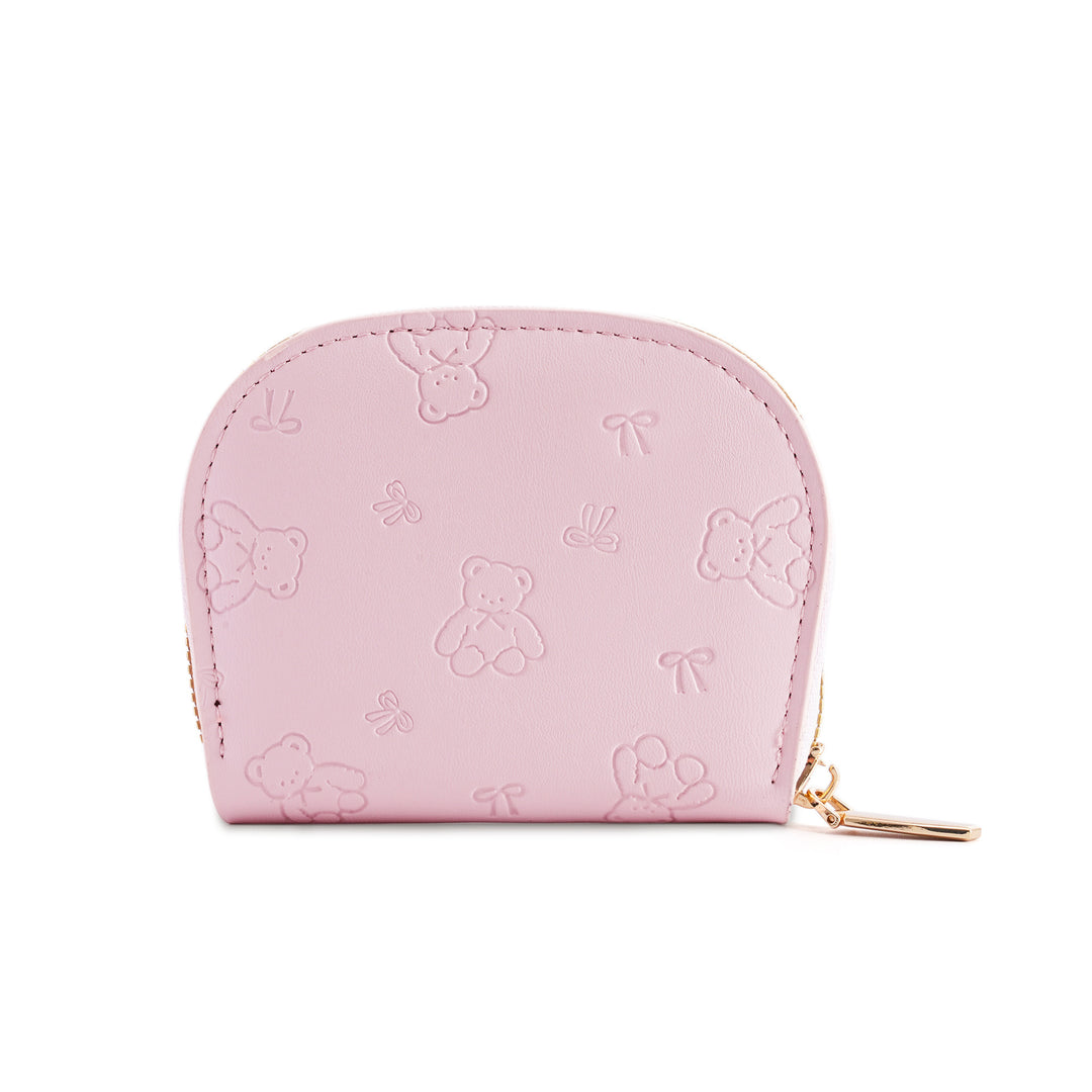 Adorable Bear-Embossed Coin Purse