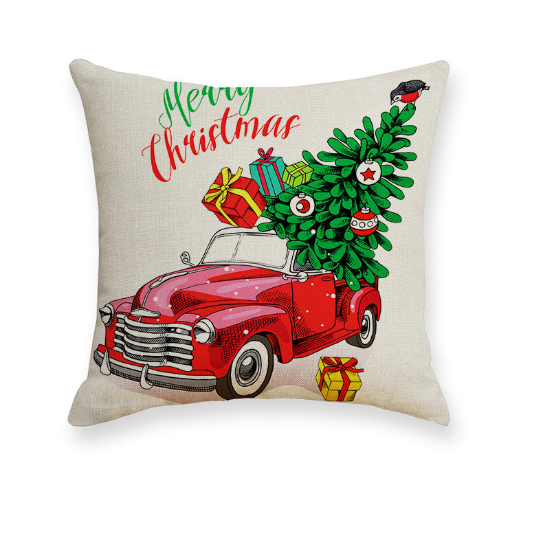 Decorative Christmas-Themed Throw Pillow