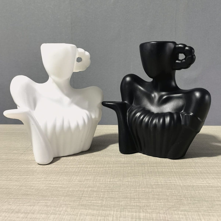 Decorative Lady Figure Watering Can Stornfeild