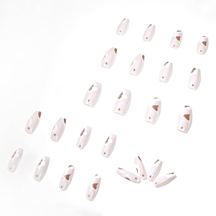 Artistic acrylic nails with trendy design Stornfield