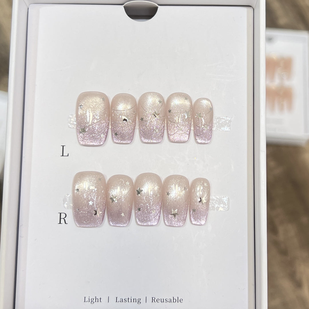Starry Glitter Press-On Nail Set Stornfield