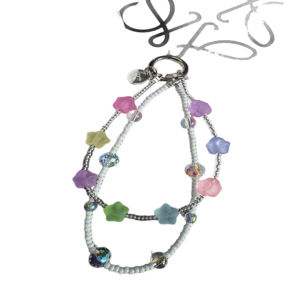 Playful Beaded Charm Keychain Stornfield