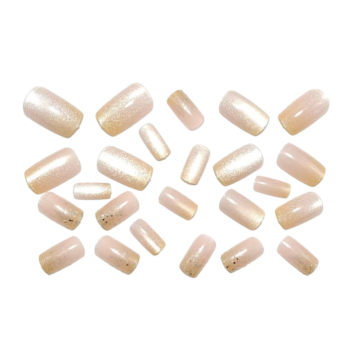 Artificial nails with elegant glitter accents Stornfield