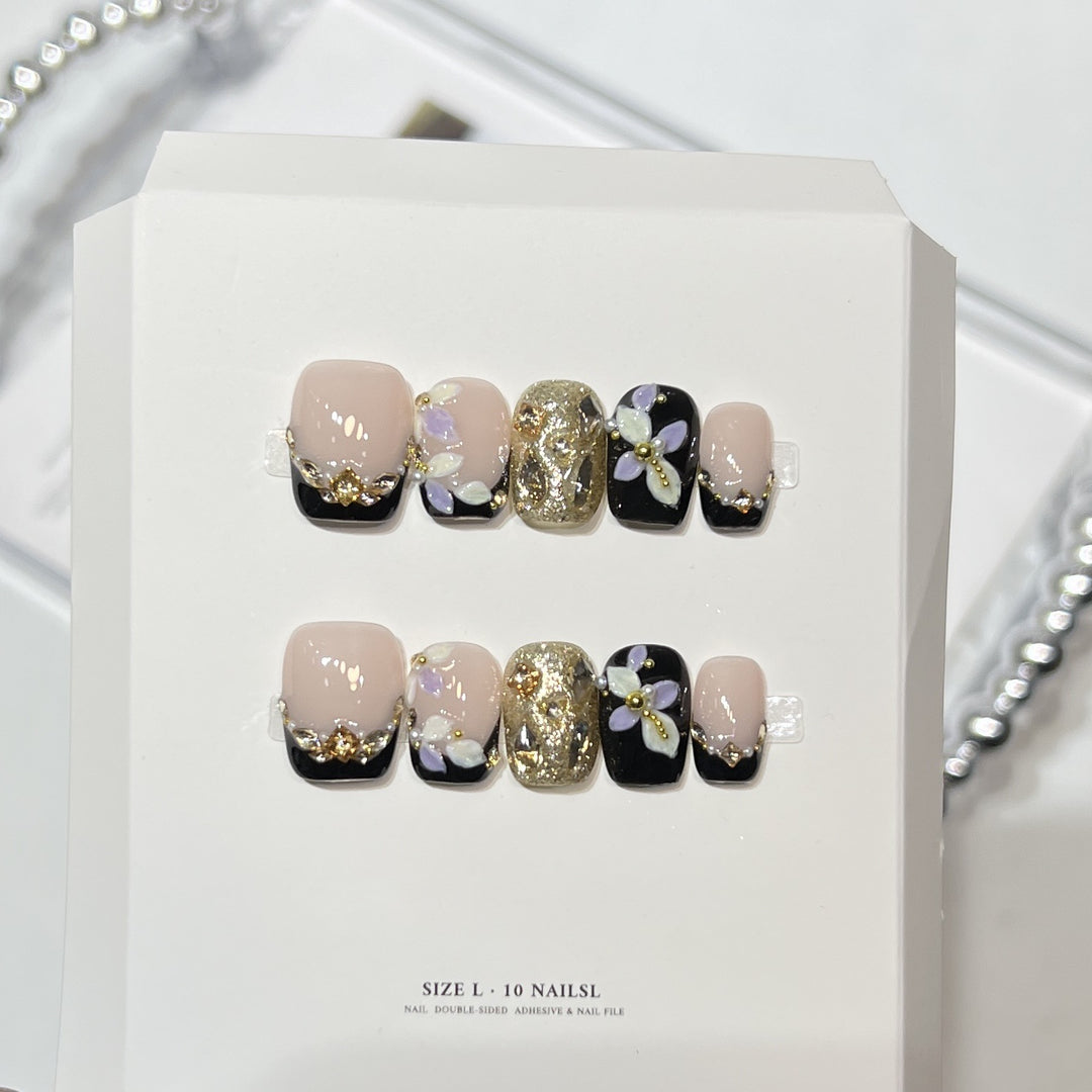 Themed Press-On Nail Art Set with Hello Kitty Designs Stornfield