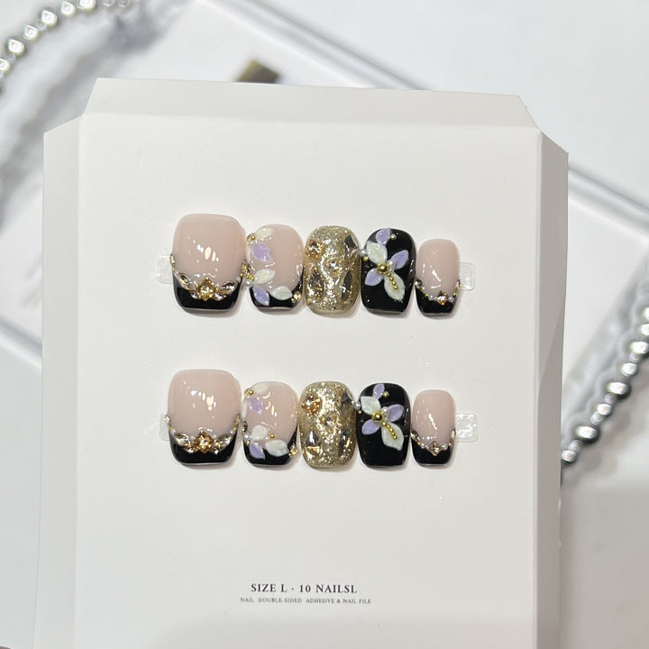 Themed Press-On Nail Art Set with Hello Kitty Designs Stornfield
