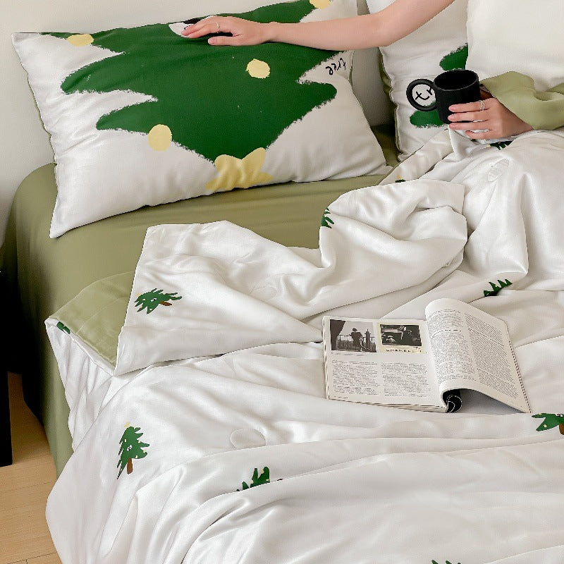 Cute Cartoon Dog-Themed Bedding Set
