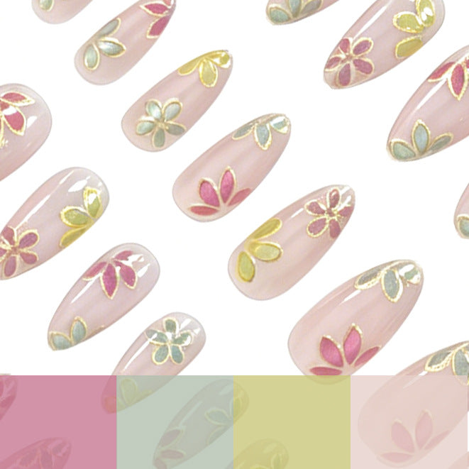 Floral Decorative Nail Enhancements Stornfield