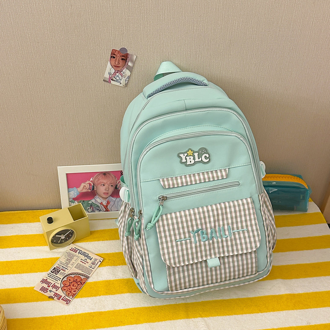 Stylish Checked Backpack Stornfield