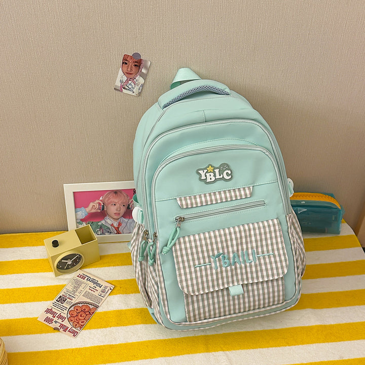 Stylish Checked Backpack Stornfield