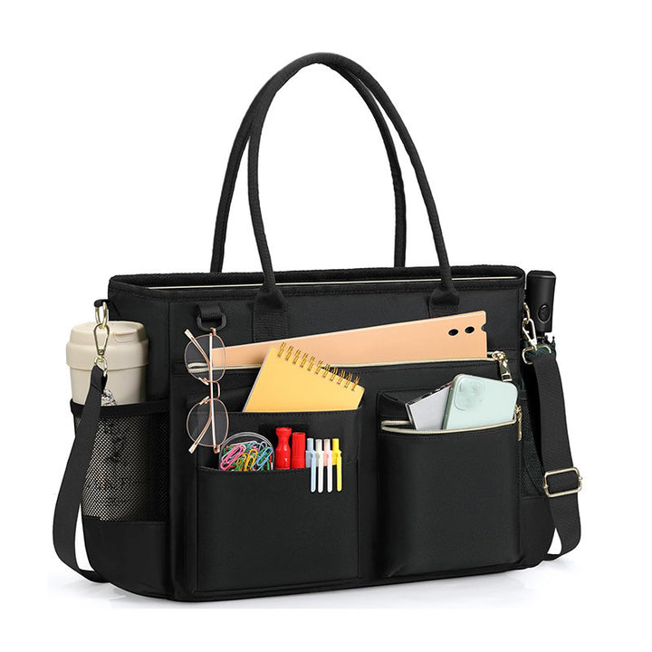 Multifunctional handbag with structured interior compartment system Stornfield