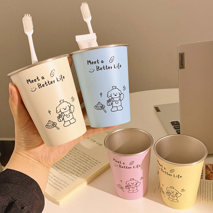 Ceramic mug with cheerful character design Stornfield