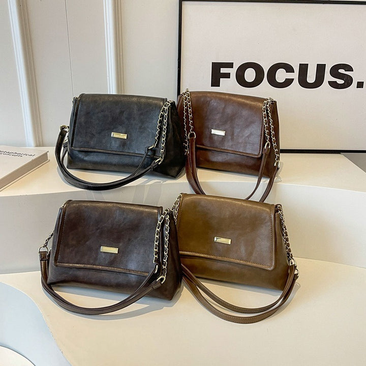 Chain Handle Handbag