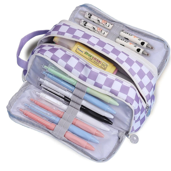Stylish Multi-Compartment Pencil Case