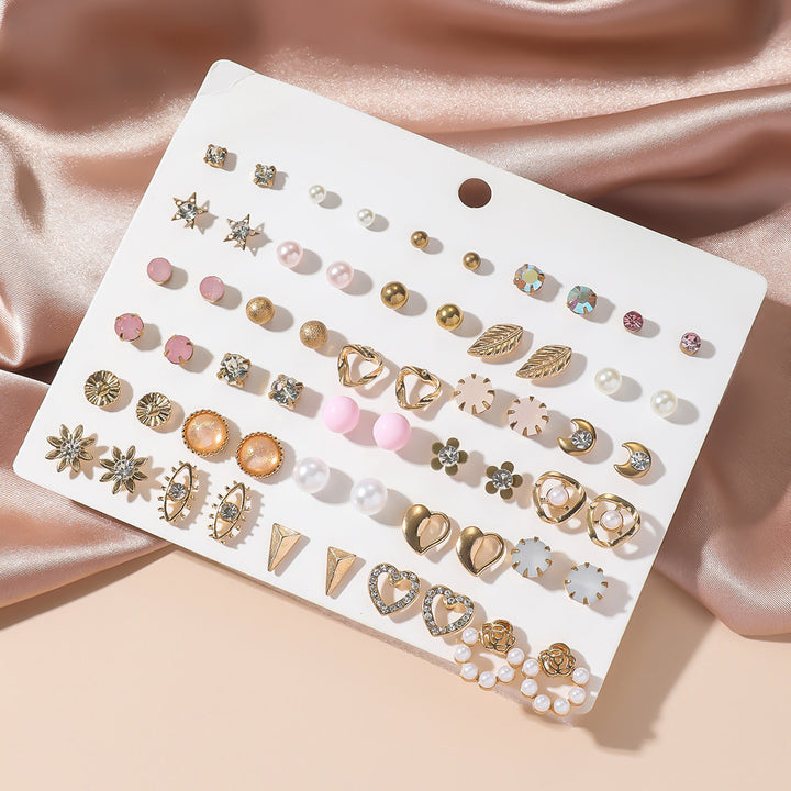 Earring set with gold accents Stornfield