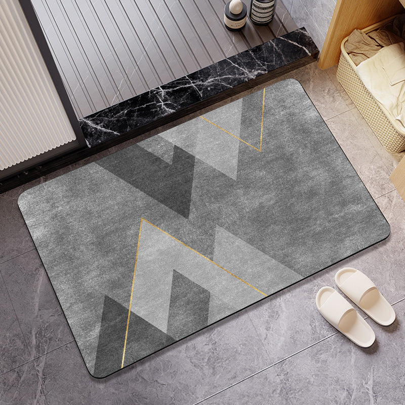 Decorative Non-Slip Bathroom Mat Stornfield