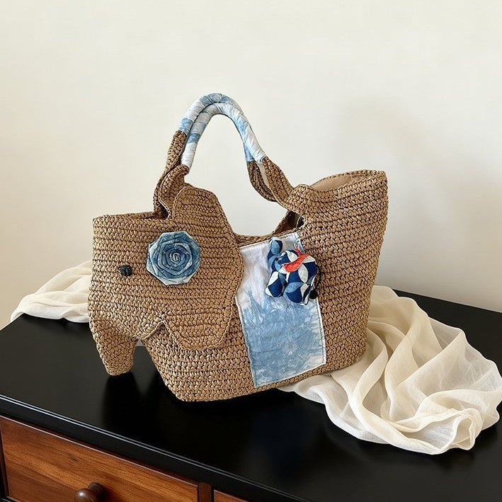 Playful straw bag Stornfield