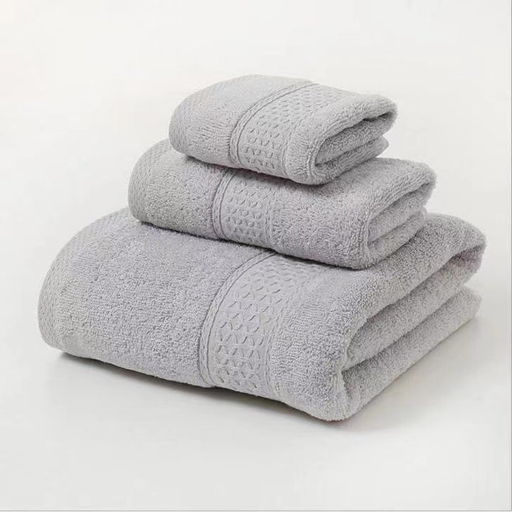 Terry Bath Towel Set with Elegant Structure Stornfield