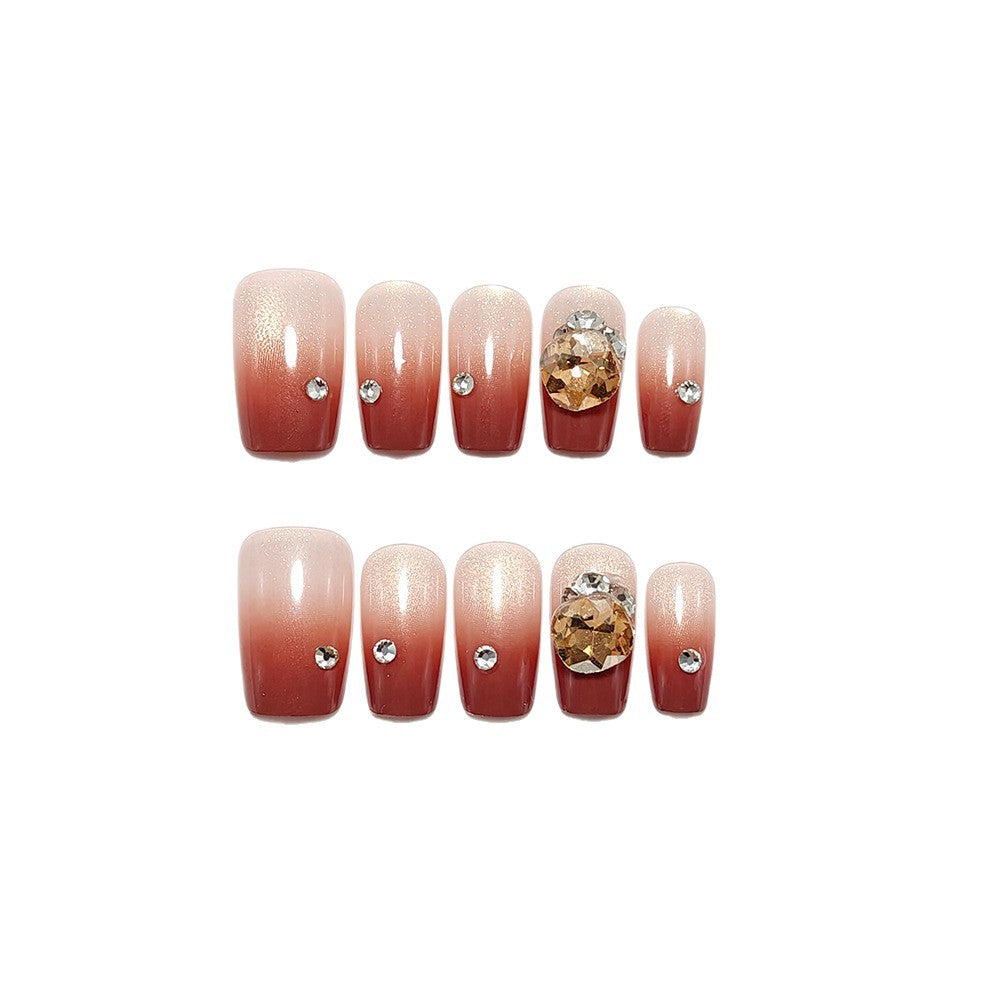 Artificial nails with glamorous 3D design Stornfield
