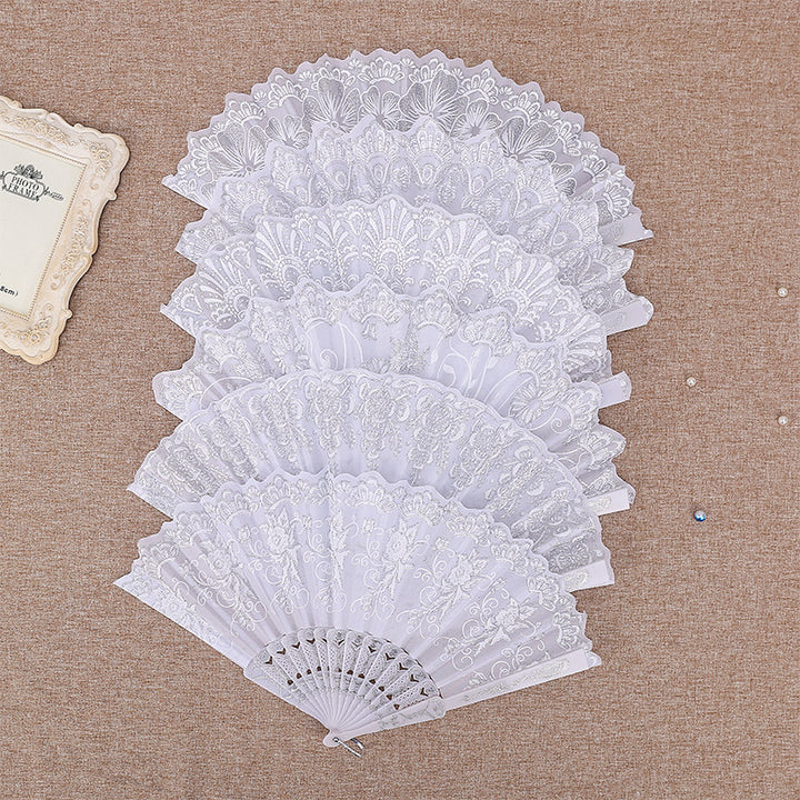 Ladies elegant lace fan Stornfield