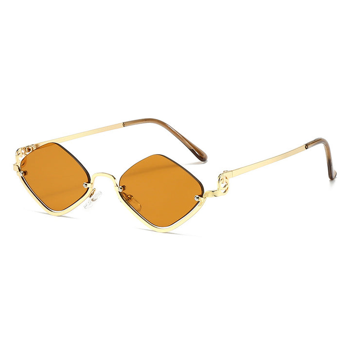 Elegant Geometric Frame Sunglasses