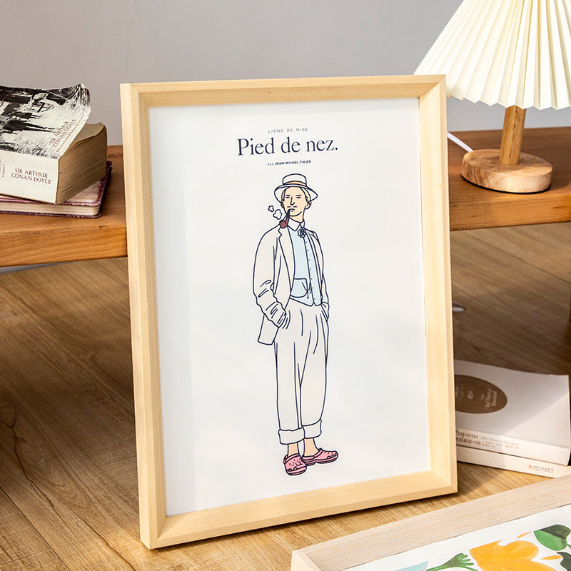 Artistic Fashion Illustration Frame