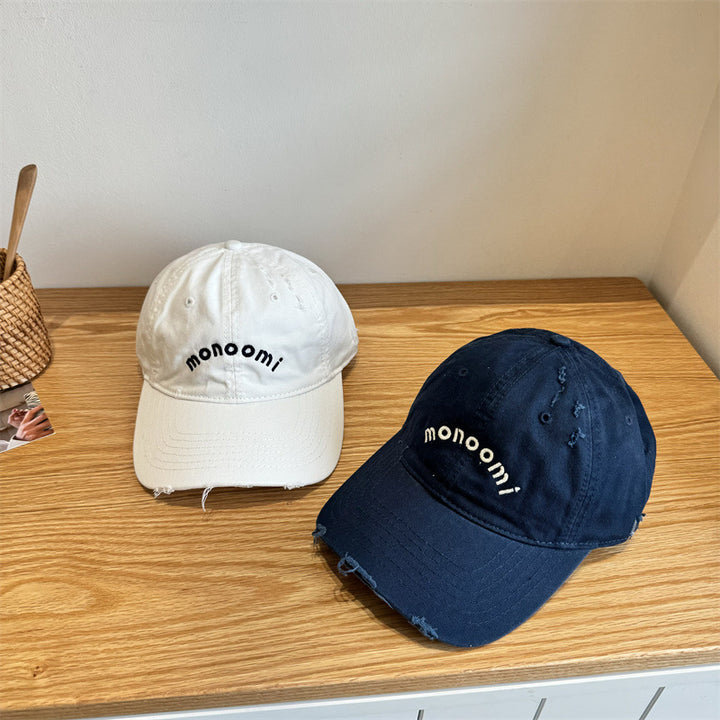 Women's Distressed Cotton Baseball Cap Stornfield