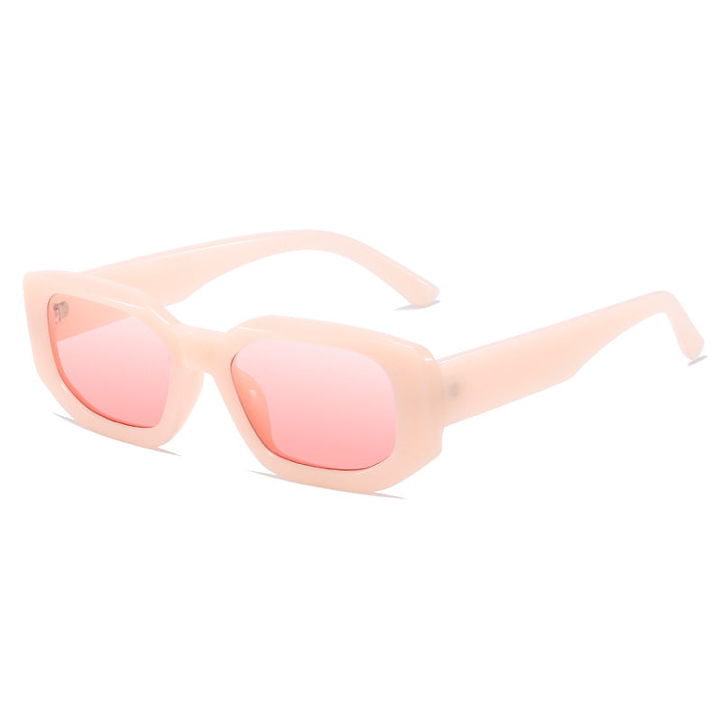 Ladies' fashionable square sunglasses with distinctive Stornfield frame