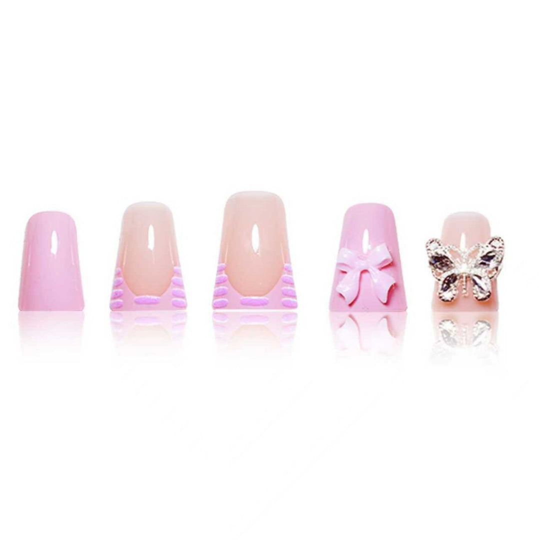 Decorative Butterfly-Inspired Nail Enhancements Stornfield