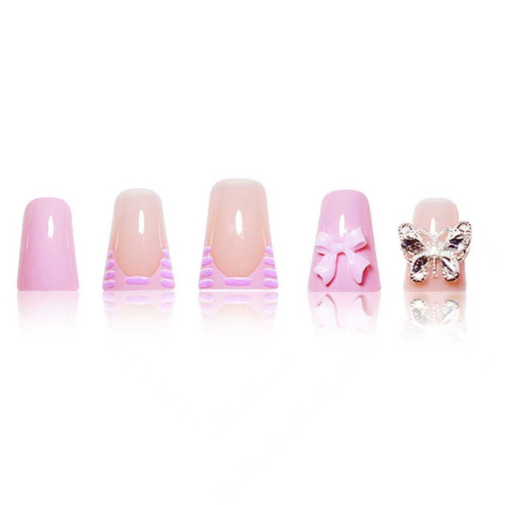 Decorative Butterfly-Inspired Nail Enhancements Stornfield