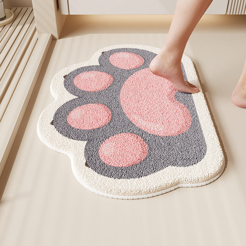 Cat Paw Shaped Floor Mat Stornfield