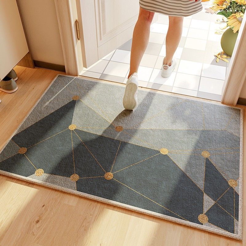 Geometric Pattern Decorative Floor Mat