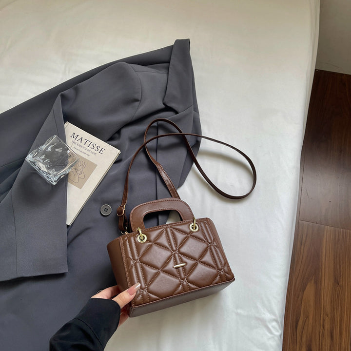 Quilted Mini Handbag with Dual Carry Options