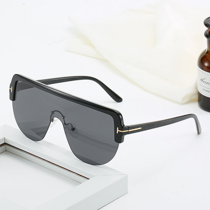 Contemporary Full-Frame Shield Sunglasses Stornfield