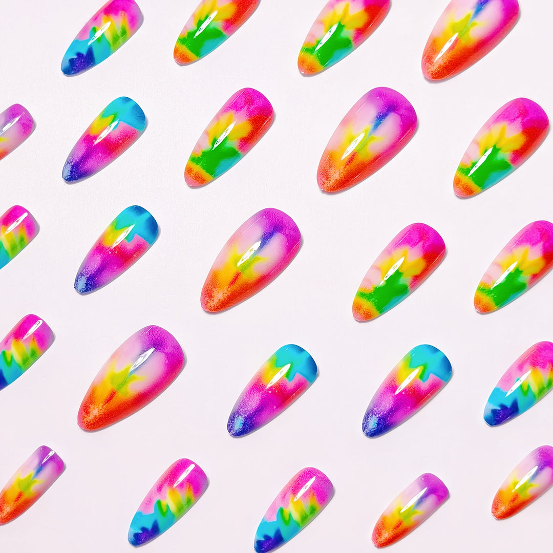 Gradient Color Artificial Nail Set Stornfield