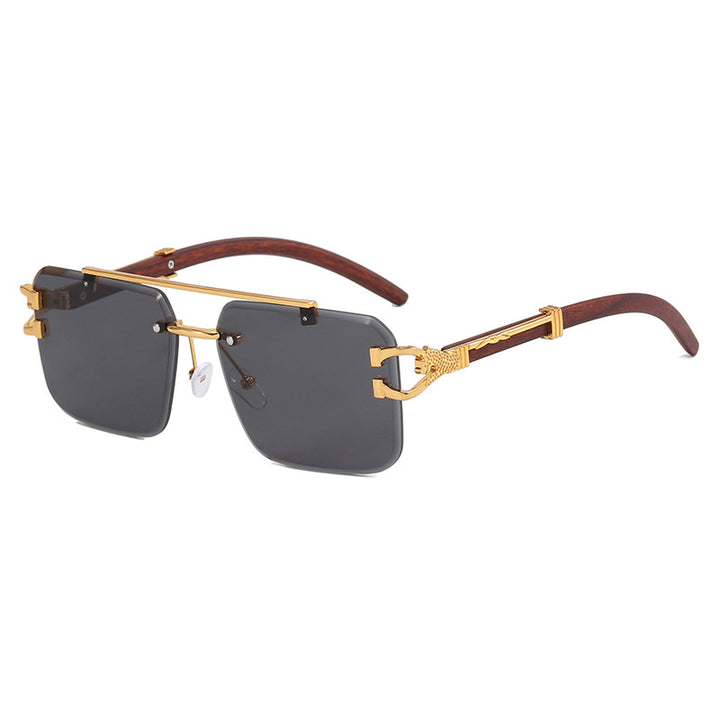 Women's fashionable glasses with innovative frame and luxurious wood detail Stornfield