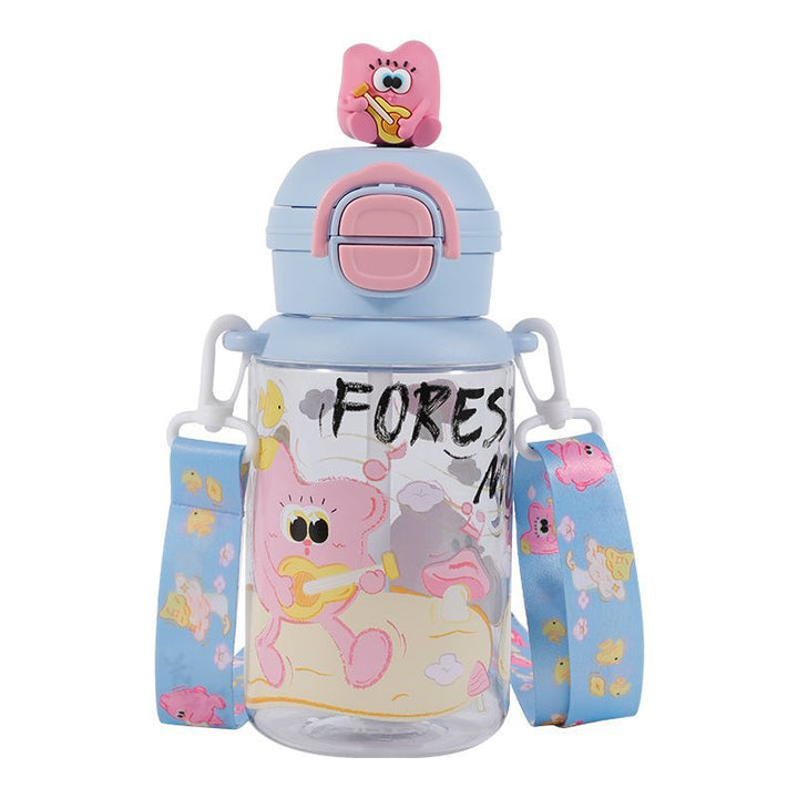 Ladies Insulated Water Bottle with Interactive Animal Head Lid Stornfield