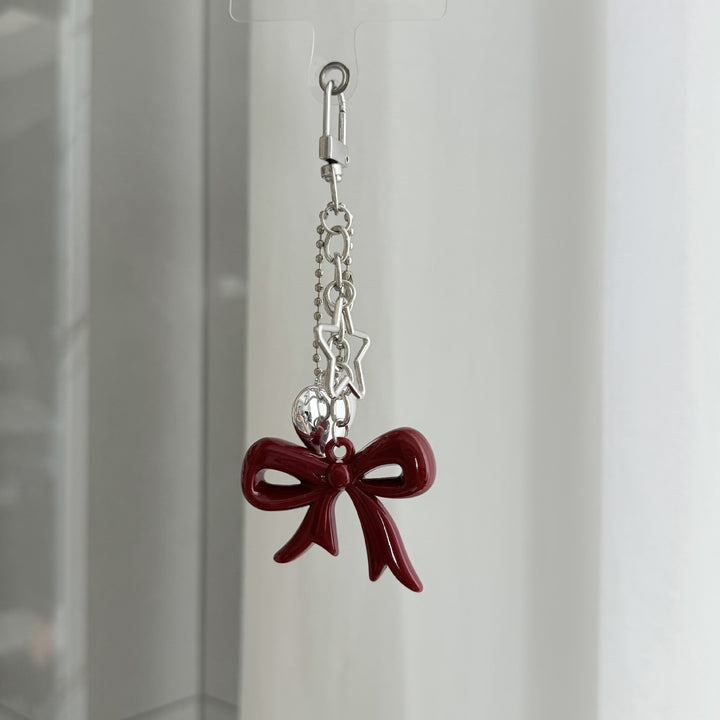 Playful Bow and Star Keychain Stornfield