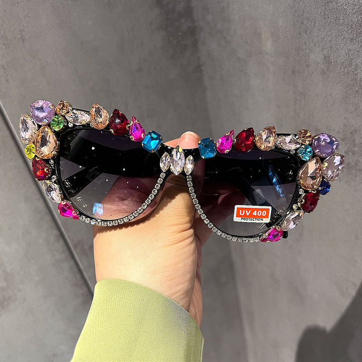 Ladies Glamorous Crystal Sunglasses Stornfield