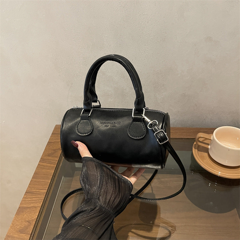 Vintage-Inspired Mini Handheld Satchel